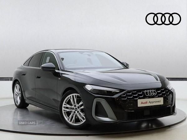 Black Used 2025 Audi A5 S-Line Sedan | £36,790 - Image 1/4