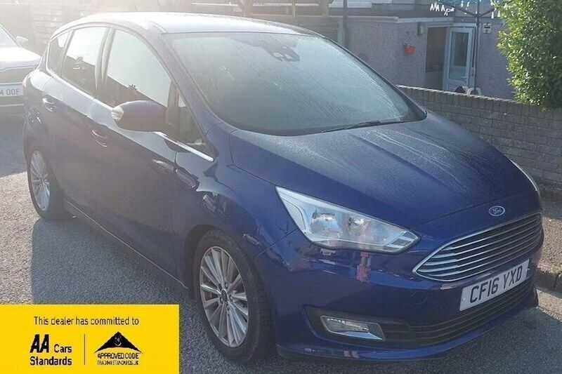 Blue Used 2016 Ford C-MAX Titanium MPV | £8,480 (Fair price) - Image 1/1