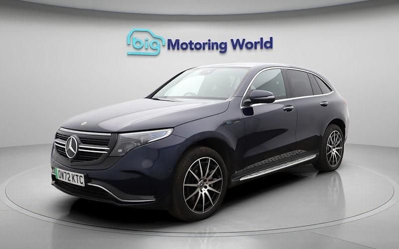 Used Mercedes EQC400 AMG line 300 kW (408 HP) 2022 Blue SUV
