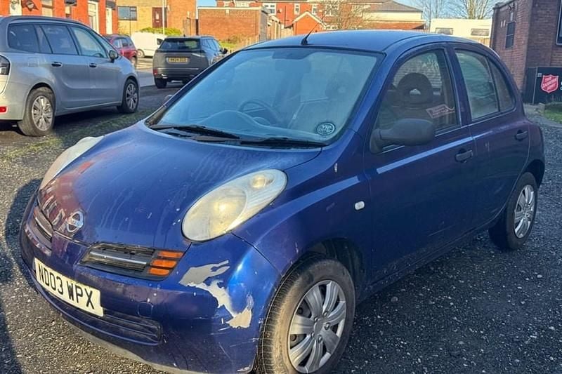 Blue Used 2003 Nissan Micra Hatchback | £995 (Good price) - Image 1/1
