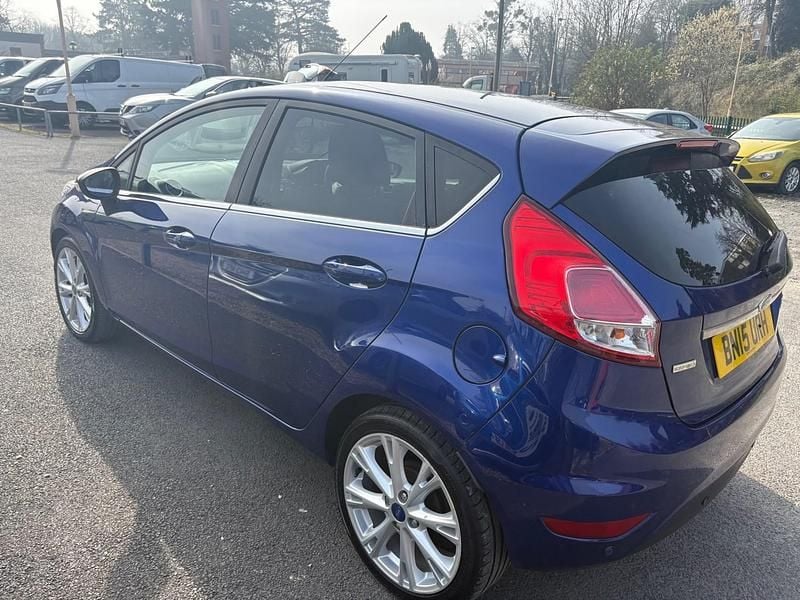 Used Ford Fiesta Titanium 2015 Blue Hatchback