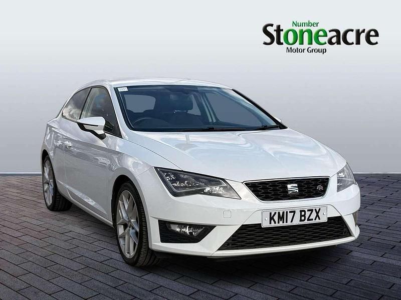 Used Seat Leon SC FR 150 HP (110 kW) 2017 White Hatchback