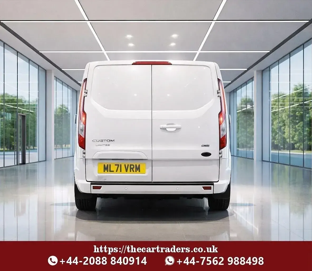 Begagnad Ford Transit Custom Limited 2021 Vit Van