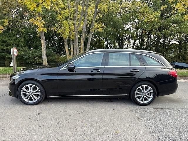 Used Mercedes C220 2017 Black Estate