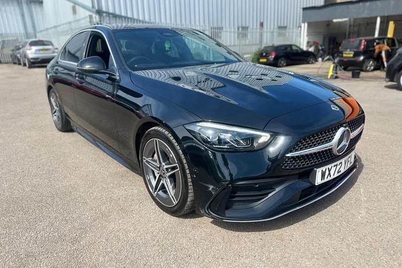 Black Used 2022 Mercedes C220 AMG line Sedan | £26,500 - Image 1/1