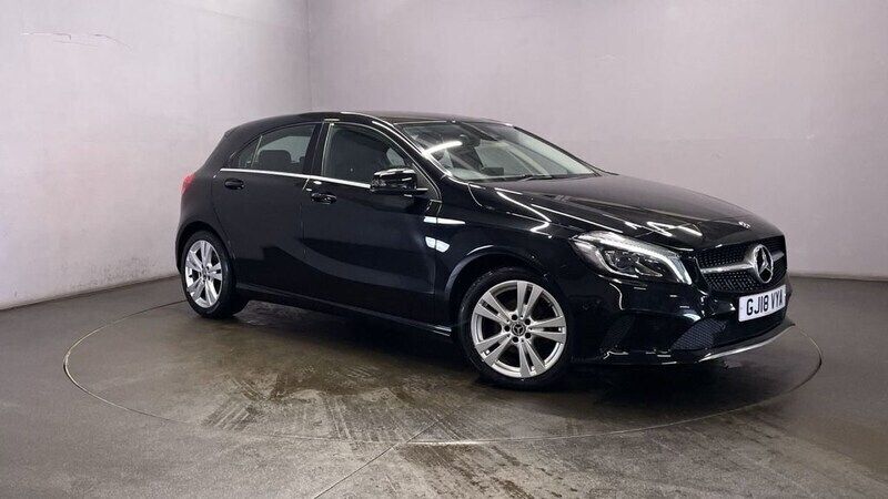 Black Used 2018 Mercedes A180 Premium Hatchback | £12,999 (Good price) - Image 1/4