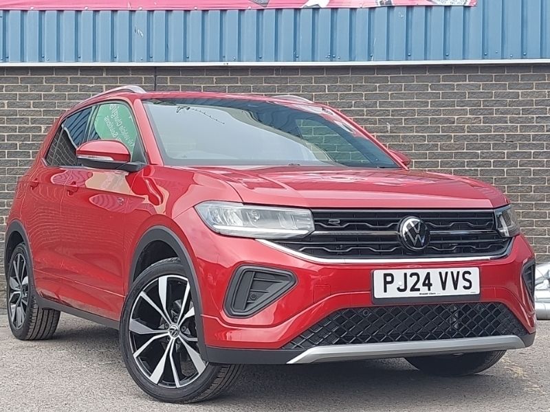 Red Used 2024 VW T-Cross R-line SUV | £24,998 (A bit pricey) - Image 1/4