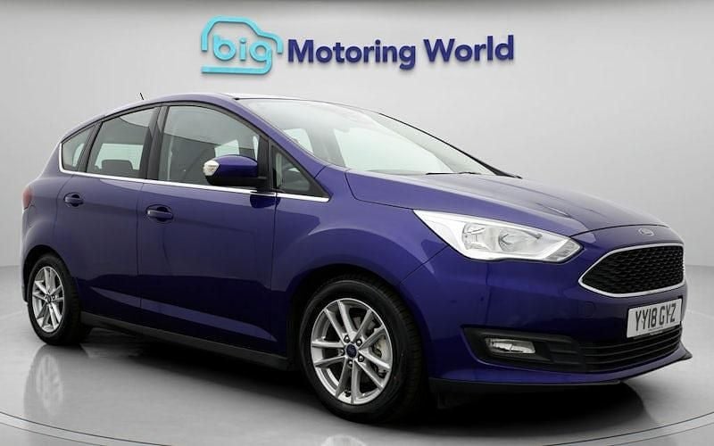 Used Ford C-MAX Zetec 125 HP (91 kW) 2018 Blue MPV