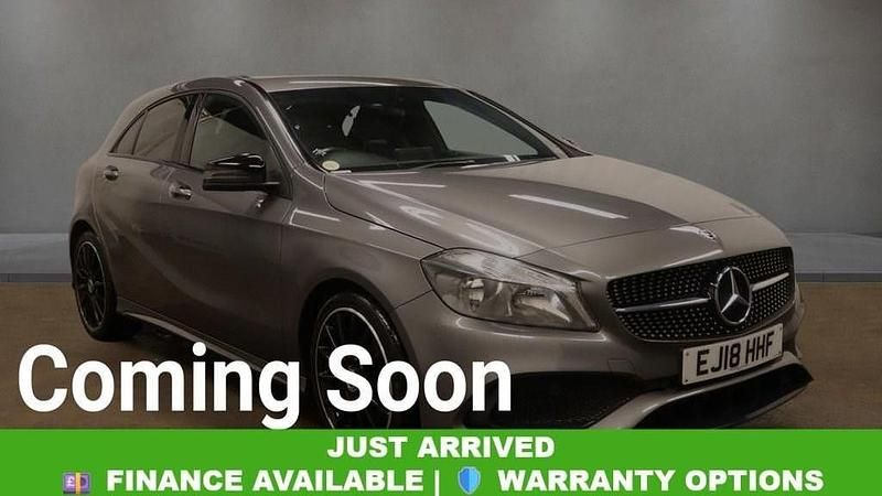 Used Mercedes A200 AMG line 156 HP (114 kW) 2018 Grey Hatchback