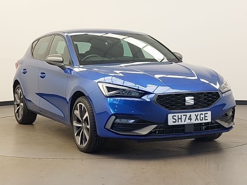 Blue New 2024 Seat Leon FR Sport Hatchback | £28,198 (A bit pricey) - Image 1/4