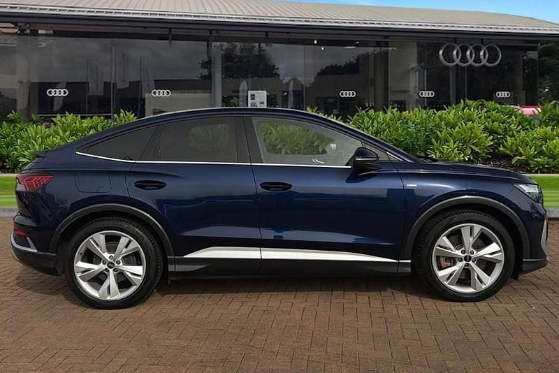 Used Audi Q4 Sportback e-tron S-Line 150 kW (204 HP) 2022 Blue SUV