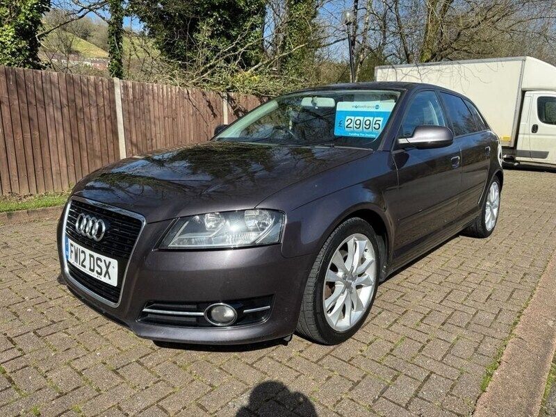 Grey Used 2012 Audi A3 Sportback Sport Hatchback | £2,995 (Fair price) - Image 1/4