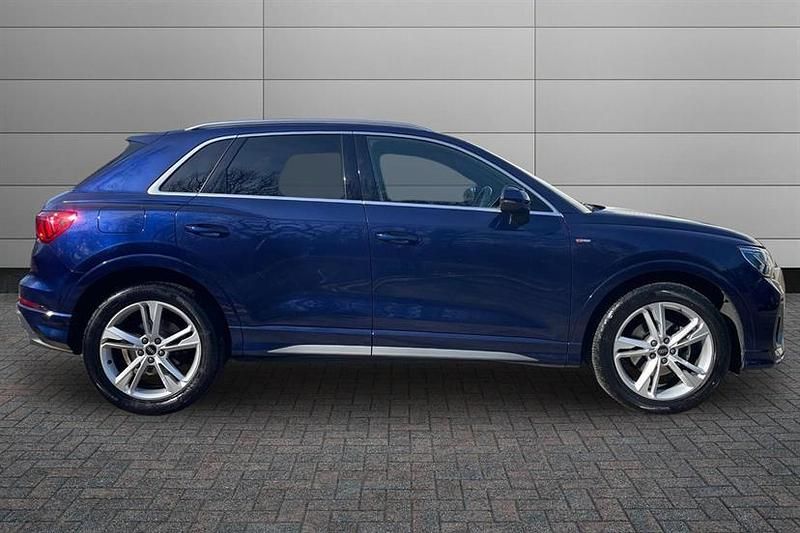 Used Audi Q3 S-Line 150 HP (110 kW) 2023 Navarra blue SUV