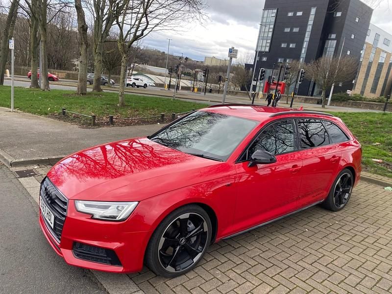 Used Audi A4 Black Edition 2017 Red Estate