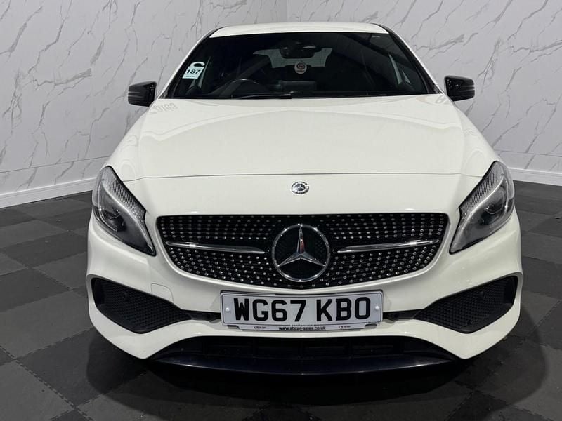 Used Mercedes A160 AMG Line Premium 102 HP (75 kW) 2017 White Hatchback
