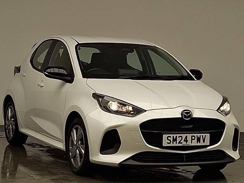 White Used 2024 Mazda 2 Exclusive-Line Hatchback | £15,998 (Fair price) - Image 1/4