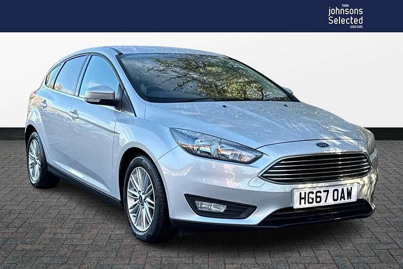Silver Used 2018 Ford Focus Zetec Hatchback | £8,790 (Good price) - Image 1/4