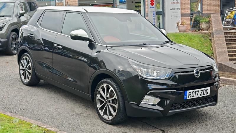 Black Used 2017 Ssangyong / KGM Tivoli SUV | £6,795 - Image 1/4