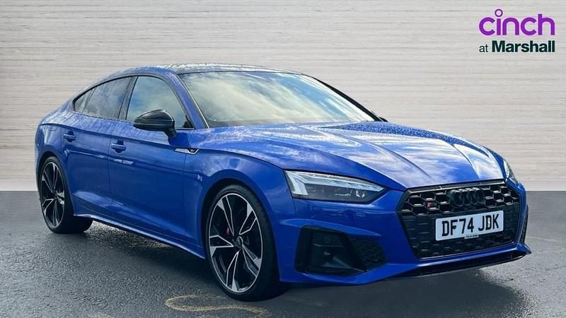 Blue Used 2024 Audi A5 Sportback Black Edition Hatchback | £47,327 - Image 1/4