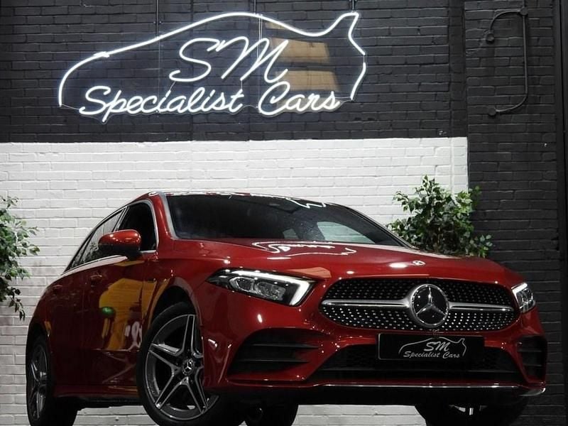 Red Used 2021 Mercedes A250 AMG line Hatchback | £16,975 (Good price) - Image 1/3