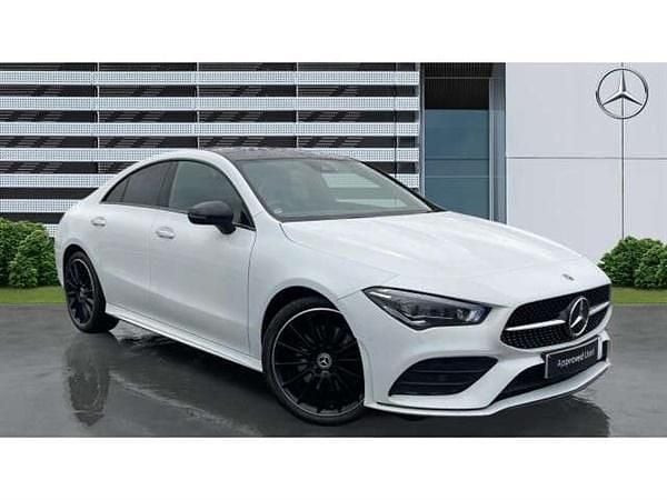 White Used 2023 Mercedes CLA200 AMG Line Premium Plus Coupe | £25,466 (Fair price) - Image 1/4