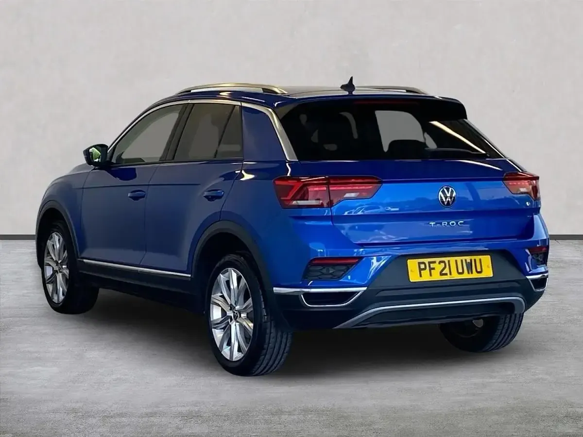 Used VW T-Roc SEL 150 HP (110 kW) 2021 Blue SUV