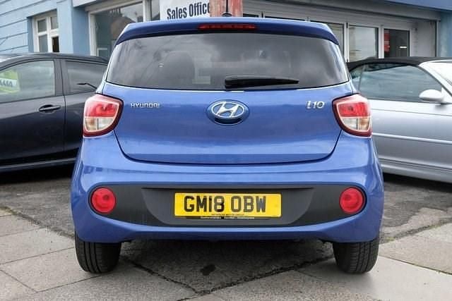 Used Hyundai i10 GO! 65 HP (47 kW) 2018 Blue Hatchback