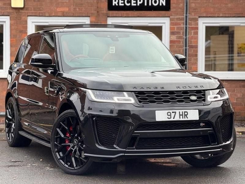 Black Used 2021 Land Rover Range Rover Sport SVR SUV | £49,995 (Good price) - Image 1/4