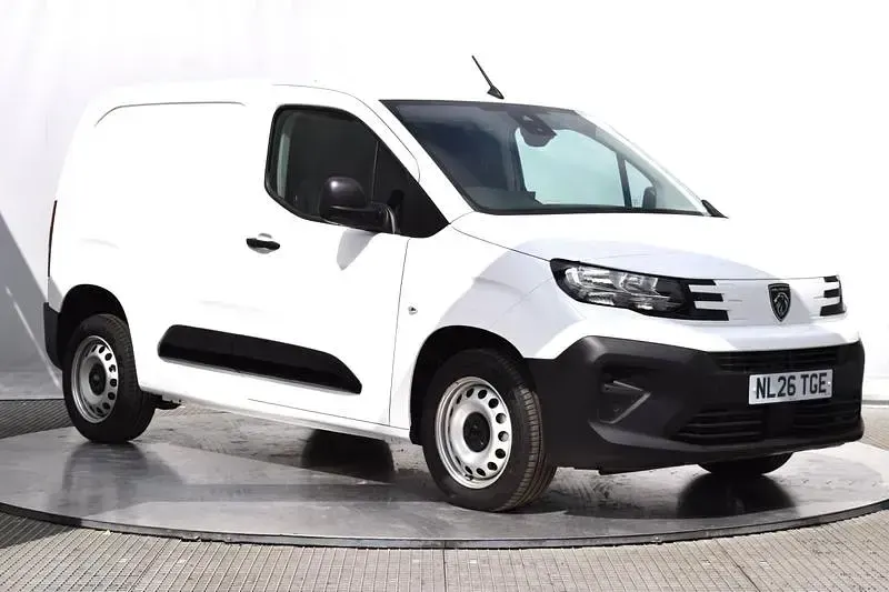 New Peugeot Partner S 131 HP (96 kW) 2026 White MPV