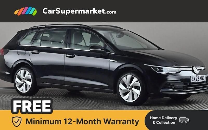 Used VW Golf VIII Style 131 HP (96 kW) 2022 Black Estate