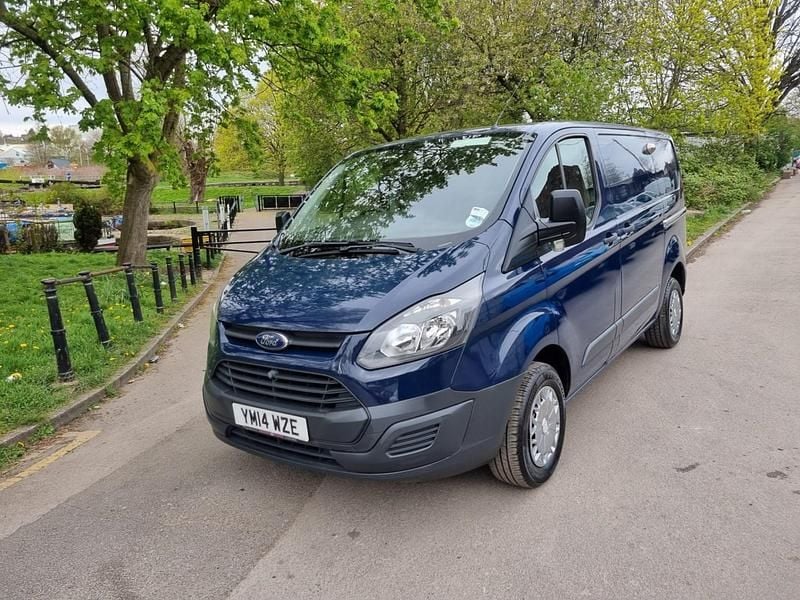 Used Ford Transit Custom 100 HP (73 kW) 2014 Blue Van