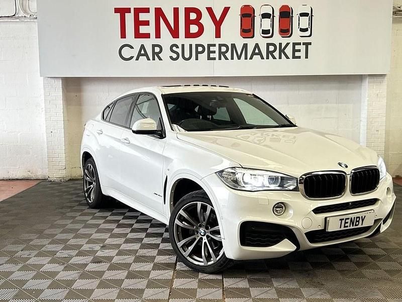 Used BMW X6 M Sport 258 HP (189 kW) 2018 White SUV