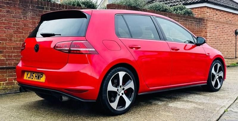 Used VW Golf VII GTI 2015 Red Hatchback