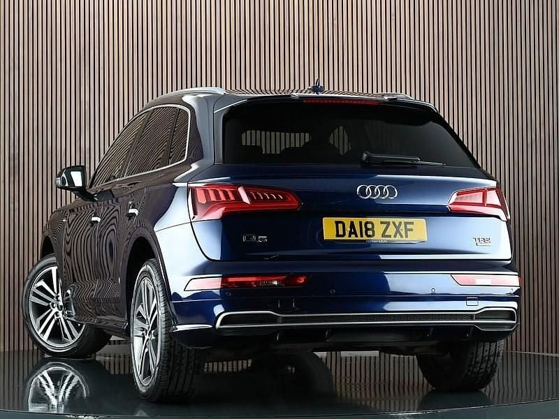Used Audi Q5 S-Line 252 HP (185 kW) 2018 Blue SUV