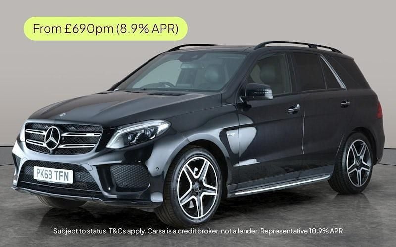 Black Used 2018 Mercedes GLE43 AMG Edition Estate | £23,772 (Good price) - Image 1/2