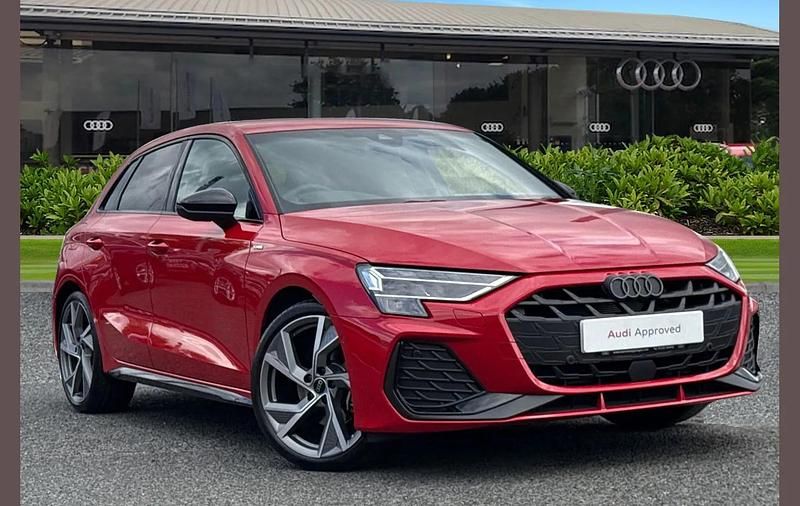 Red Used 2025 Audi A3 Black Edition Hatchback | £30,198 (Expensive) - Image 1/4