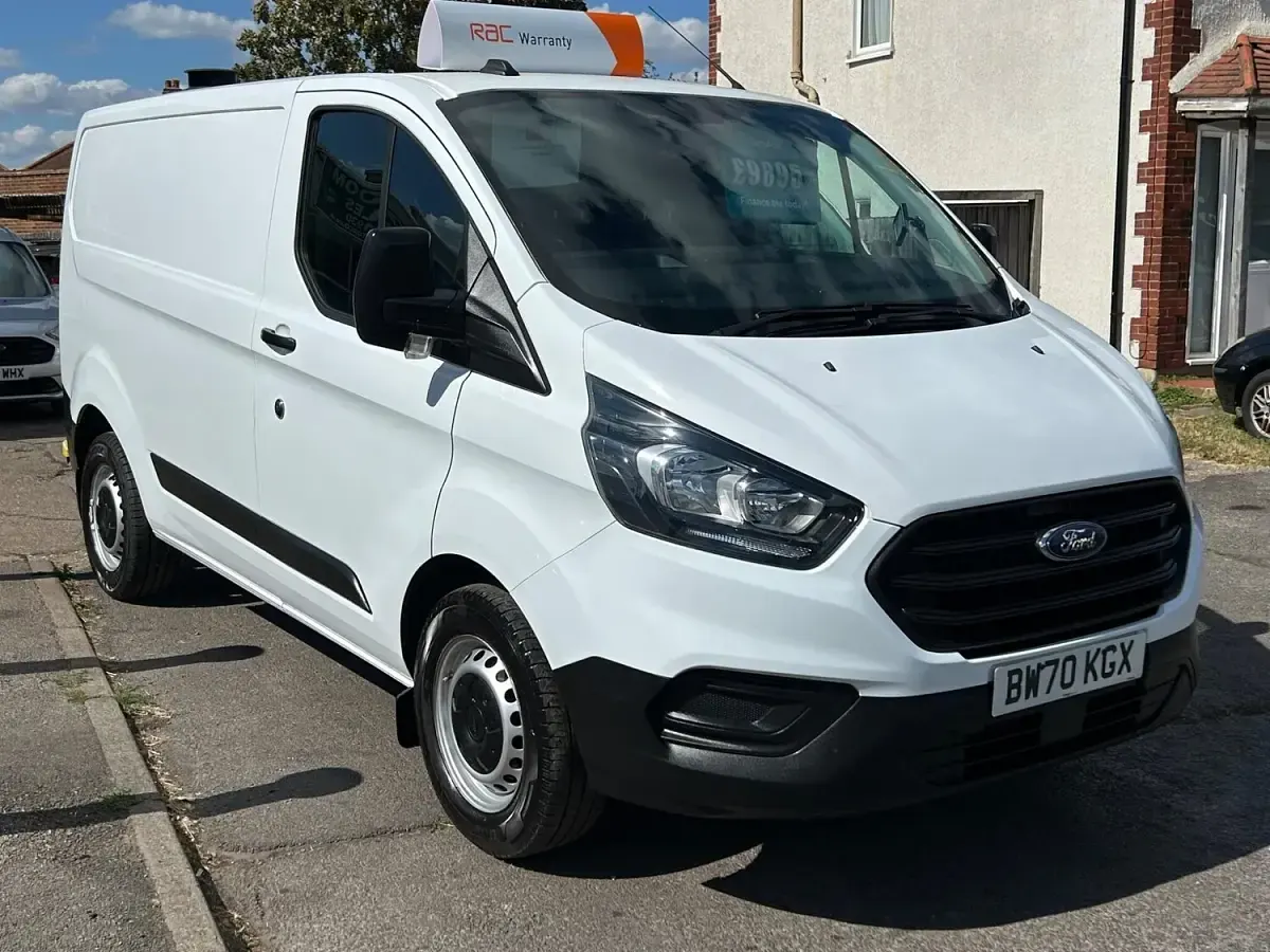 Used Ford Transit Custom 130 HP (95 kW) 2021 White Van