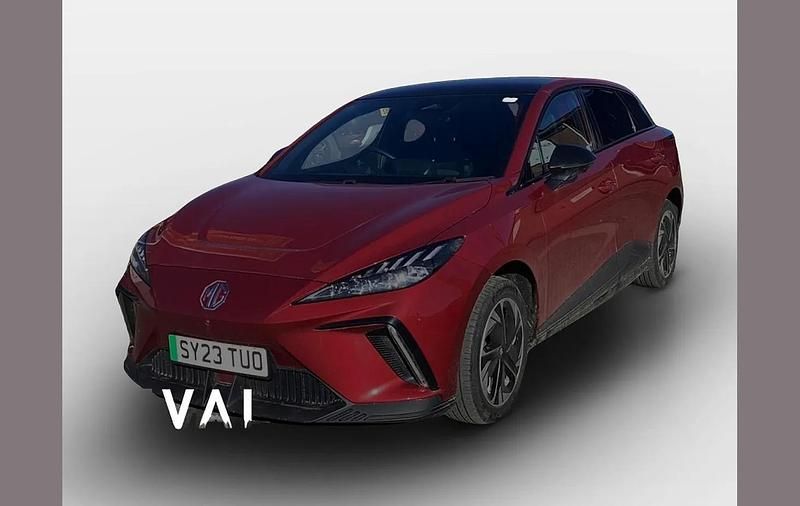 Used MG MG4 EV Trophy 150 kW (204 HP) 2023 Red Hatchback