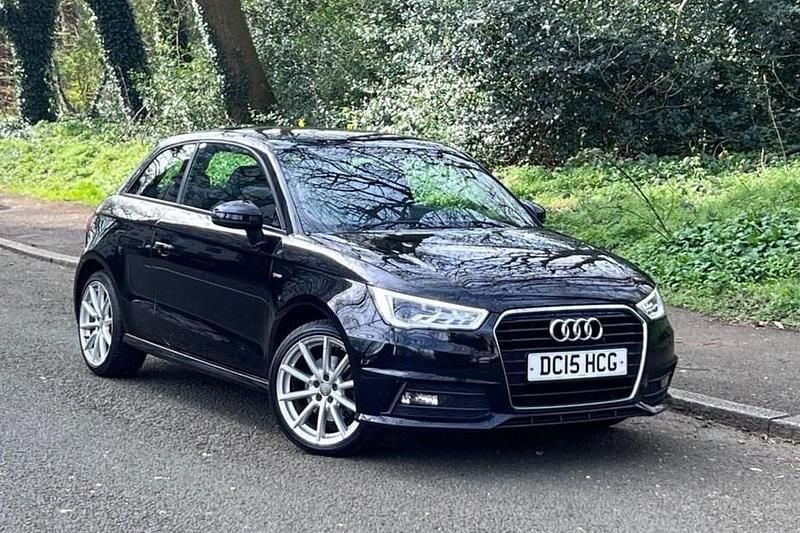 Used Audi A1 S-Line 116 HP (85 kW) 2015 Black Hatchback