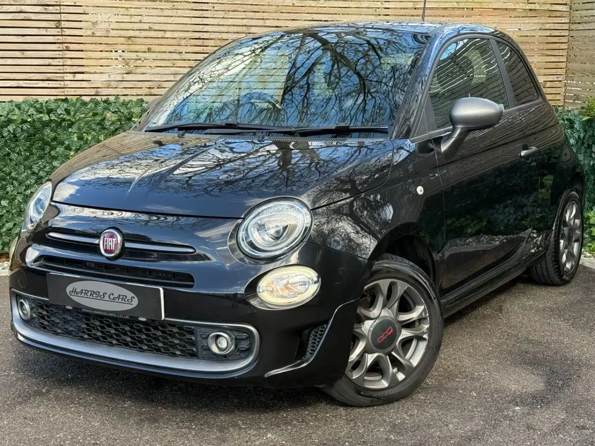 Used Fiat 500 S 69 HP (50 kW) 2017 Black Hatchback
