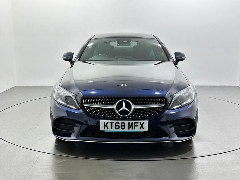 Used Mercedes C300 AMG Line Premium 245 HP (180 kW) 2019 Blue Coupe
