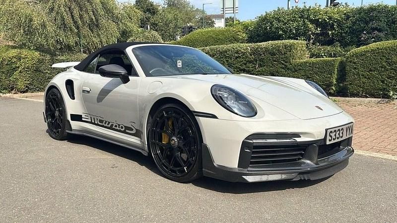 Grey Used 2022 Porsche 911 Turbo S Cabriolet Cabriolet | £152,995 (Fair price) - Image 1/4
