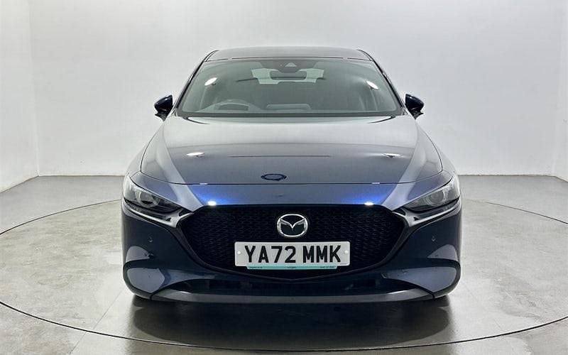 Begagnad Mazda 3 Inclusive 122 HK (89 kW) 2022 Blå Halvkombi