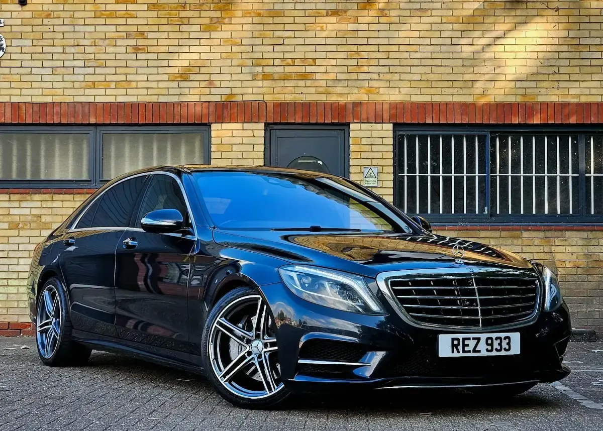 Used Mercedes S500L AMG line 2013 Blue Sedan