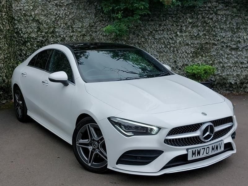 White Used 2020 Mercedes CLA180 AMG Line Premium Plus Sedan | £21,998 (Fair price) - Image 1/4