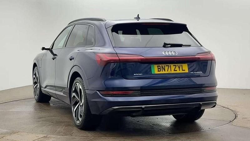 Used Audi e-tron Black Edition 300 kW (408 HP) 2021 Blue SUV