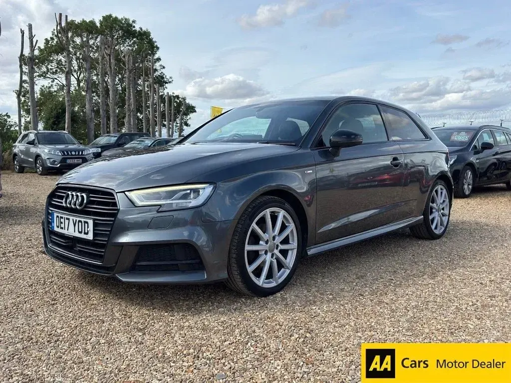 Used Audi A3 Black Edition 184 HP (135 kW) 2017 Grey Hatchback