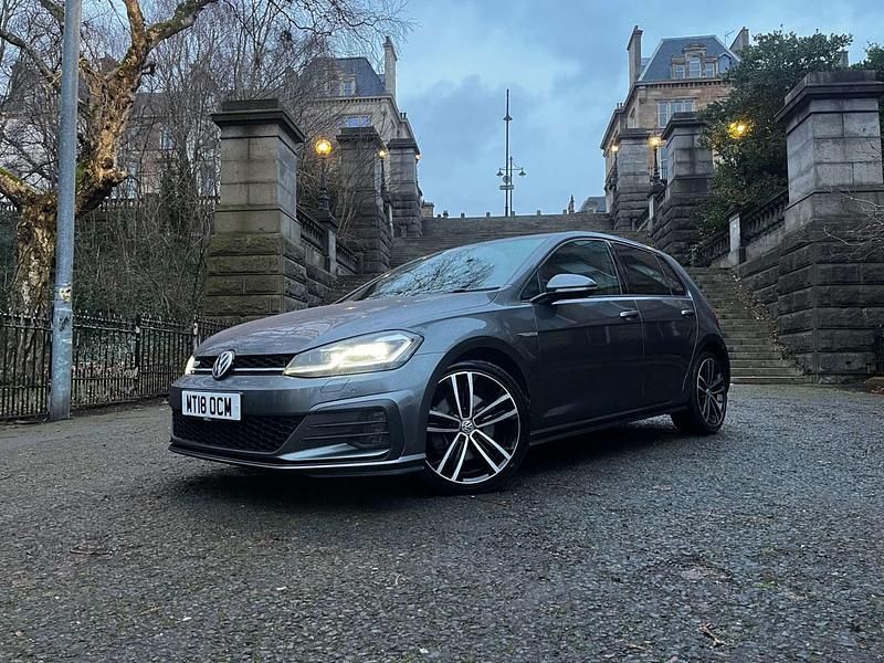 Begagnad VW Golf VII GTD 184 HK (135 kW) 2018 Grå Halvkombi