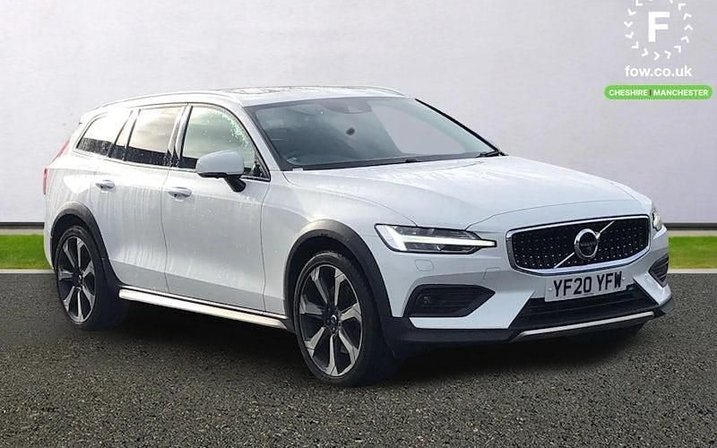 White Used 2020 Volvo V60 CC Plus Estate | £29,299 (Expensive) - Image 1/3