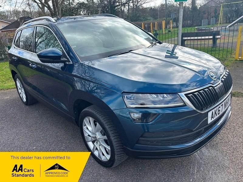 Used Skoda Karoq SE L 150 HP (110 kW) 2018 Blue SUV